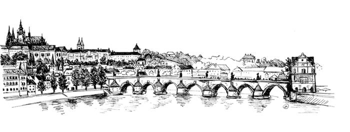 A prágai vár és a Károly-híd